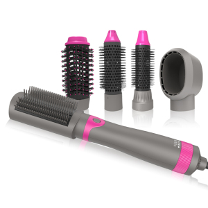 Interchangeable Hair Brush Dryer Hot Air Brush Salon Equipment