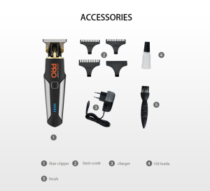 JAME JM-722 New rechargeable skeleton hair trimmer professional men rechargeable home use electric beard hair trimmer