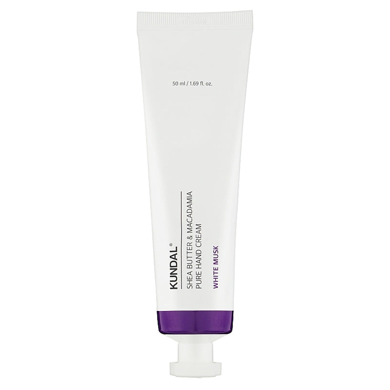 (KUNDAL) Shea Butter &amp; Macadamia Pure Hand Cream [White Musk] 50ml