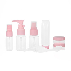 Makeup Tools Hot Sale Portable Travel Sub-bottle 8 Sets Spray /Empty /Cream Empty Bottle Travel Bag
