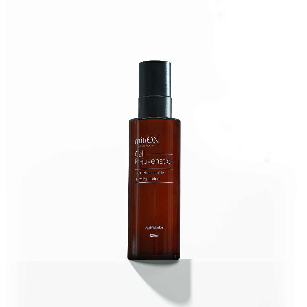 mito:ON 10% niacinamide firming lotion with antioxidants, anti aging skin care
