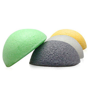 Natural fiber bamboo Organic charcoal konjac sponge