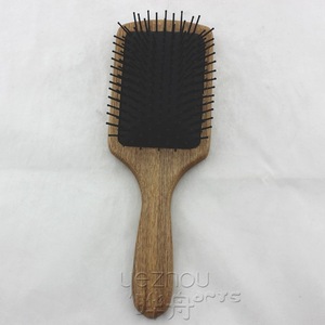 Natural northeast China ash hair brush square cushion massage hair brush