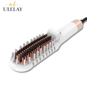 New Electric Portable Folding Straightening Brush Volumizer Hot Air Brush Hot Air Styler Brush