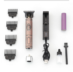 OEM Colorful Professional Rechargeable  Electric Hair Cutting Machine Hair Trimmer Barber Clippers