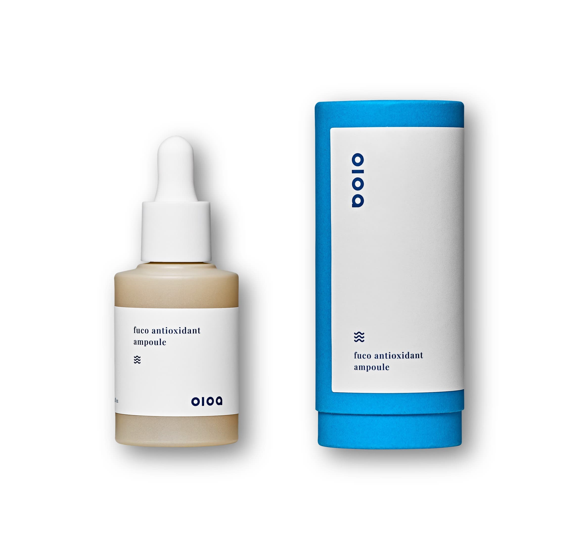 oloa fuco antioxidatn ampoule, serum, vegan, clean beuty, non-irradication, barrier, brightening