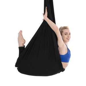 Parachute Nylon Silk Fabric With More Elastic Yoga Swing Aerial Yoga Fitness Hammock Aerial Yoga Hammock