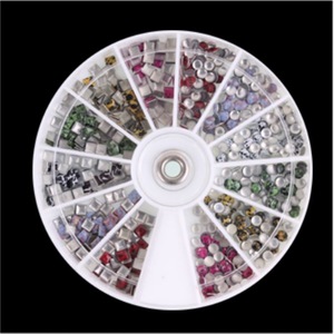 Pinpai brand factory Supply OEM quality different colors bow nail decoration wheel