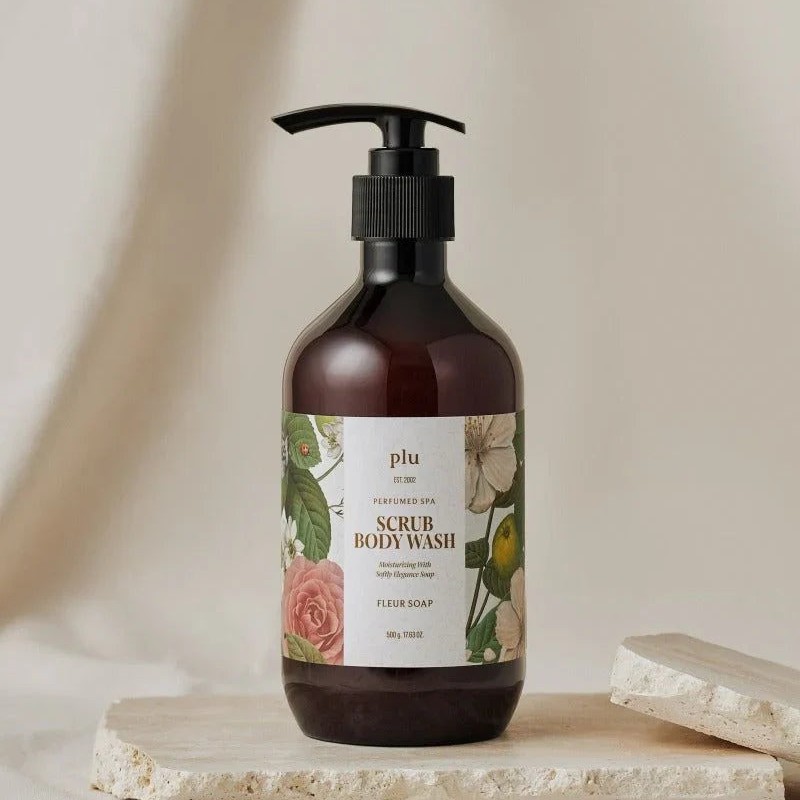 (PLU) Perfumed SPA Scrub Body Wash Woody Floral 500g