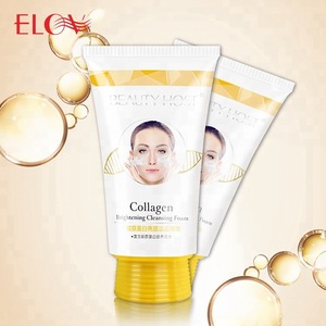 Private Label Natural Moisturizing Collagen Deep Cleansing Foam Face Facial Cleanser