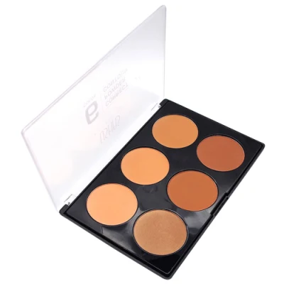 Ushas Brand Es2614A Contouring Profile Shadow Nose Shadow 6-Color Contouring Pressed Powder