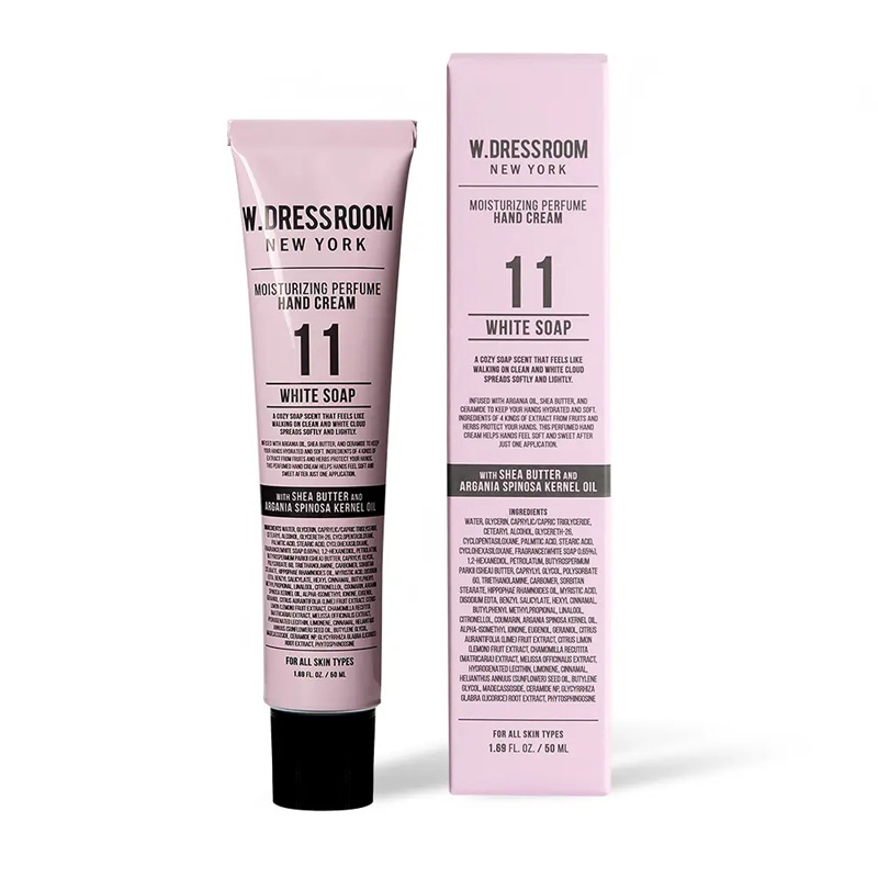 (W.DRESSROOM) Perfume Hand Cream [No.11 White Soap] 50ml