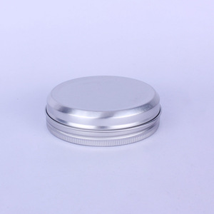 Wholesale 100ml aluminum jar for body serub 100g aluminum tin cans for filling bath salt loose powder