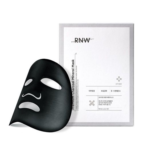 RNW PREMIUM CHARCOAL MINERAL MASK (10pcs/case)