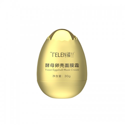 Telen Wholesale Egg Shell Moisturizing Firming Yeast Facial Mask Cream
