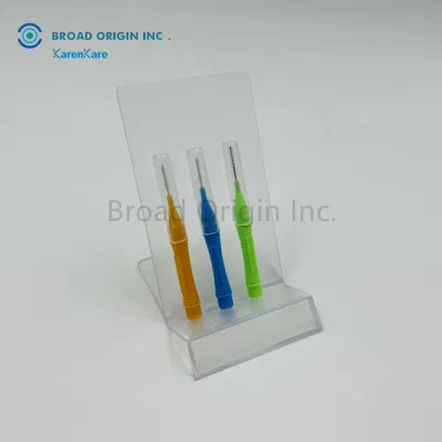 0.4/0.5/0.6mm Interdental Brush for Adult ISO Custom Logo Factory Biodegradable