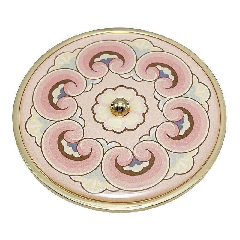 Ancient Creative Retro Style Portable Metal  Zinc Alloy Makeup Mirror