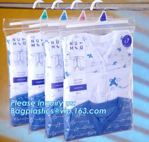 HANGER HOOK BAGS,GARMENT BOTTON CLOSURE BAGS, EVA FROST DRAWSTRING BAGS, VINYL HANGER HOOK BAG