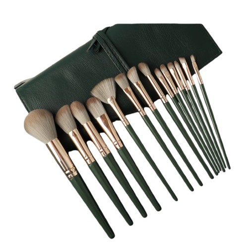 14pcs All-in-One Makeup Brush Set for Full Face Makeup