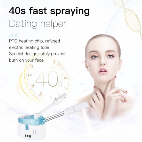 Cold and hot sprayer beauty vaporizador salon skin care portable hot steam machine / professional face steamer