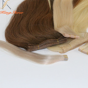 100% virgin human hair,Double Side Tape Remy Hair Extensions