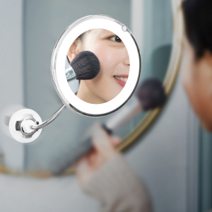 10X Custom new gooseneck Magnifying Makeup mirror Led Lighted Makeup vanity mirror
