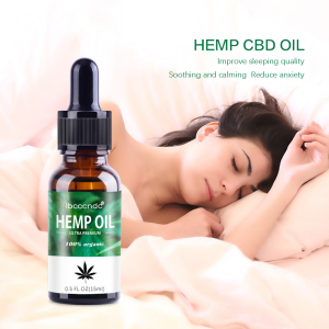 15ml Herbal Bio-active Hemp Cbd Oil Drops Seed Essential Oil Massage Essence Skin Care Help Sleep Natural Body Relieve Stress