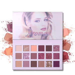 18 Colors Makeup Shinning Eyeshadow Powder Makeup Single Pigment Brighten Matte Pressed Eyeshadow Glitters