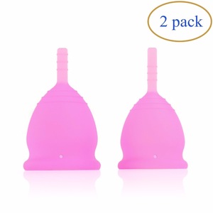 2018 Medical Grade Silicone Official FDA Website Registered 2 Sizes Menstrual Cup