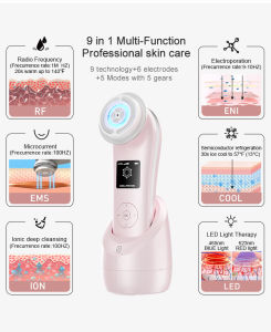 2021 newest F82E nanoSkin-E 8 in 1 Home Use massger Radio Frequency Machine Skin Tightening RF Machine