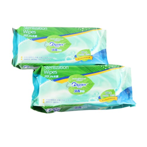 80 Sheets/Pack  Customised disinfectant-wipes Wet Tissue Hand Face Clean Body Wet Wipes