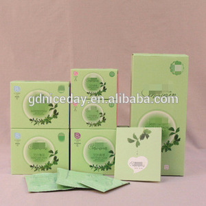 Active oxygen negative ion extra care sanitary napkin in box packing high absorbenc