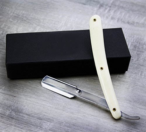 Barber Style Mens SHAVETEE Razor/Straight Cut Throat Razor in Colour Handle Cut Throat/Shavetee Razor for Men