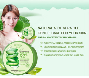 Bioaqua soothing aloe vera gel lasting moisture face cream skin care