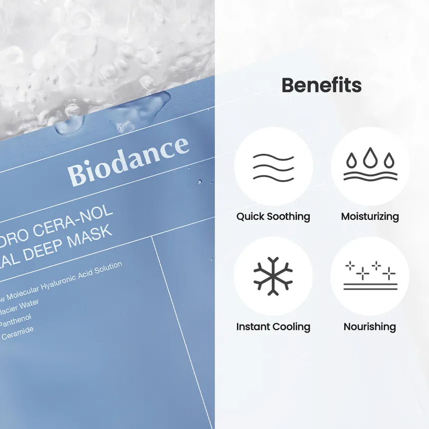Biodance Hydro Cera-nol Real Deep Mask 1Box (4ea)