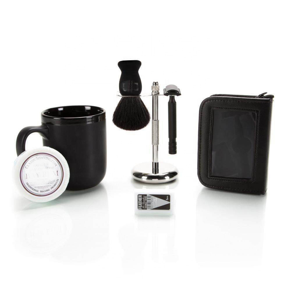 BLACK Shaving Set WITH CUP