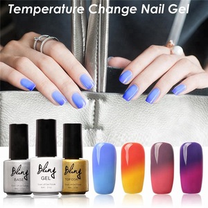 Bling Nails Care Materials Fashion Salon Nail Painting Changing 6ml UV Led Color Changeable Gel