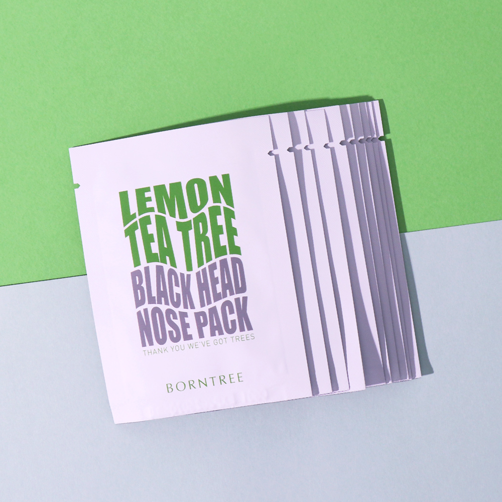 BORNTREE LEMON TEA TREE BLACK HEAD NOSE PACK 3.5 ml * 10 ea