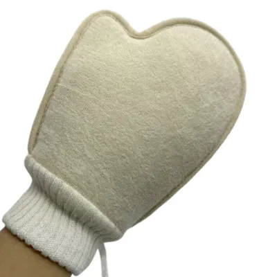 Cheap Price High Quality Jute Hemp Glove Body Shower Bathroom Glove