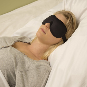 Comfortable Sleep Mask & Ear Plug Set. Includes Carry Pouch for Eye Mask & 3D eye mask