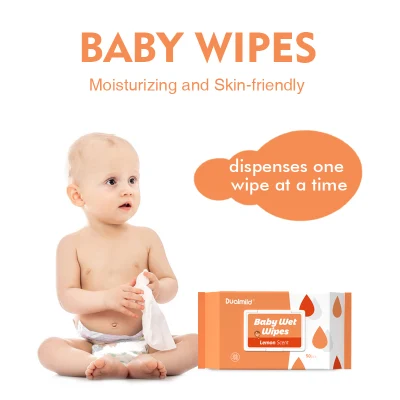 Custom Private Label Disposable Natural Organic Sensitive Baby Wipe