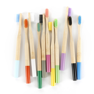 Custom top quality BPA Free Child and Adult Eco-Friendly Natural Biodegradable Charcoal Bamboo Toothbrush