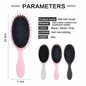 Customized Plastic Pink Sonic Southern Homewares Hair Brush Secret Hiddle Diversion Spazzola Thermo Split Hair Brushes
