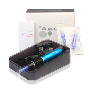 DFBEAUTY Derma Roller Stamp Microneedle Derma Stamp Electric Pen With 9 /12 / 36 / 42 Pin Needle