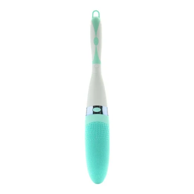 Electric Long-Handled Bath Brush Rechargeable Silicone Bath Brush Bath Massager Electric Brush