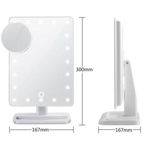 espejos Promotional Beauty Cosmetic Make up Led Makeup Mirror with Light