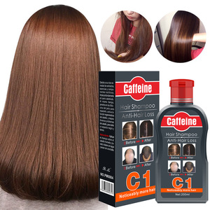 Factory manufacturer  natural plant coffeine nourishing anit hair loss shampoo for hair growth