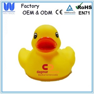 Factory supply floating vinyl plastic duck baby bath toy
