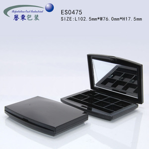 Fast shipping empty makeup palette for eye shadow case