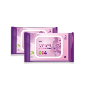 Female Hygiene Intimate Cleaning Wet Tissues Customized